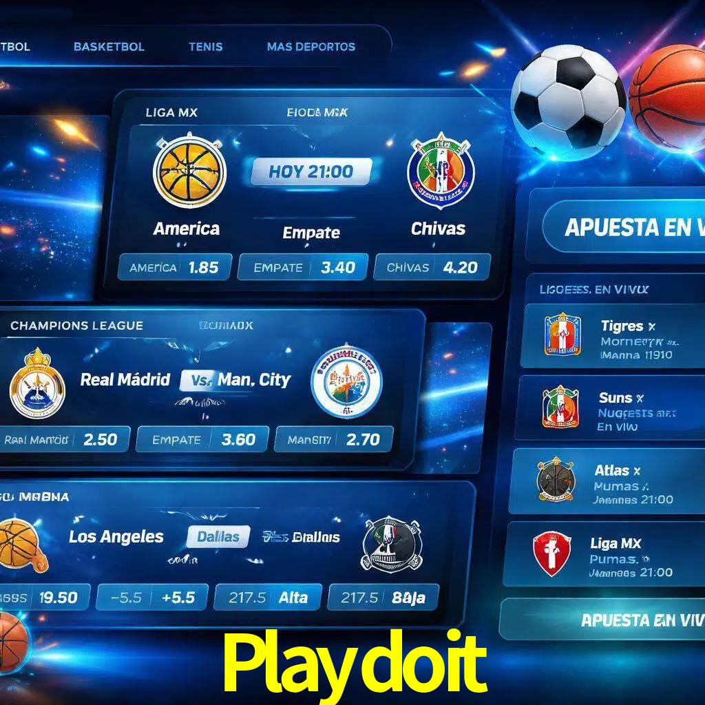 Mercados de apuestas deportivas Playdoit para jugadores en México